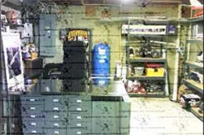 Decluttered storage area