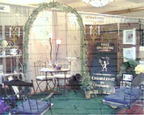 Trade show setting