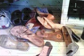 Pile of shoes
