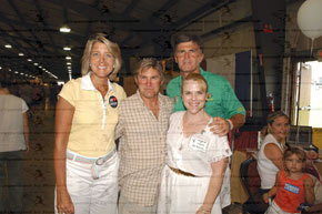 Rubbing elbows with the former governor